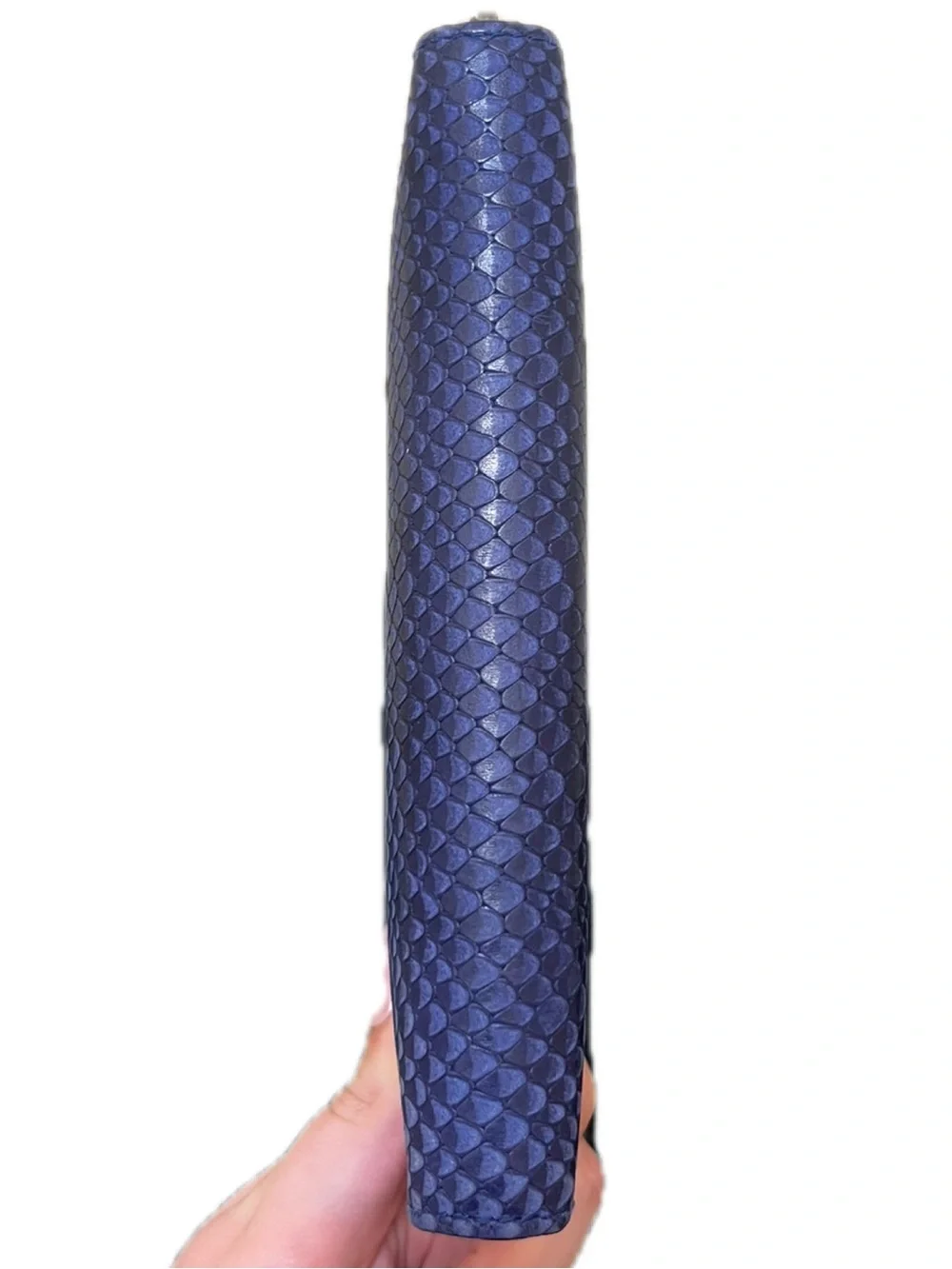 Jimmy Choo Blue Snake Embossed Continental Wallet - Picture 4 of 16